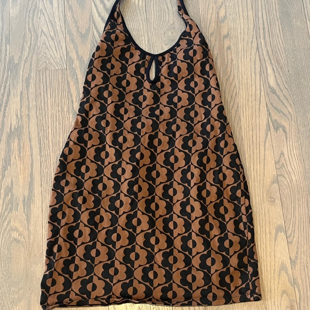 NWOT!  Motel halter geometric print dress